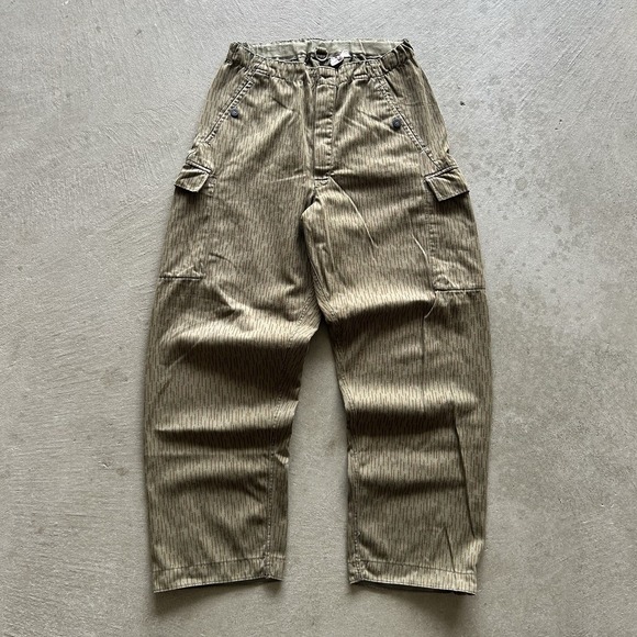 Other - Vintage 60s East German Strichtarn Military Cargo Pants Size 30x30 Raindrop Camo